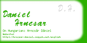 daniel hrncsar business card